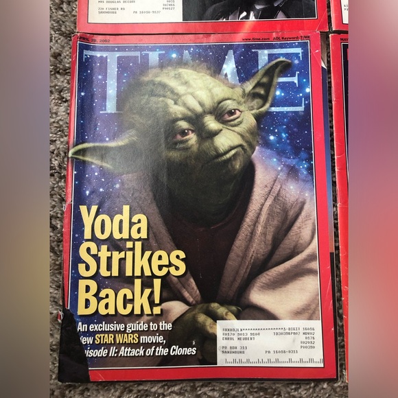 π¨βπ§βπ§πππ
πΌTIME Magazine Star Wars Ephemera / 4 Issues- Lot - Picture 4 of 5